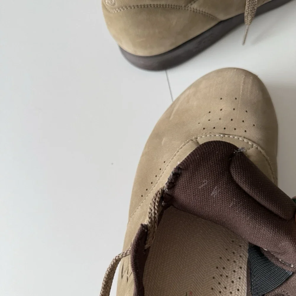 SAS Women's Tripad Comfort Walking Sneakers Tan‎ Suede Leather, Size 7W